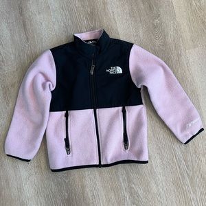 North Face Fleece- pink/black 5T